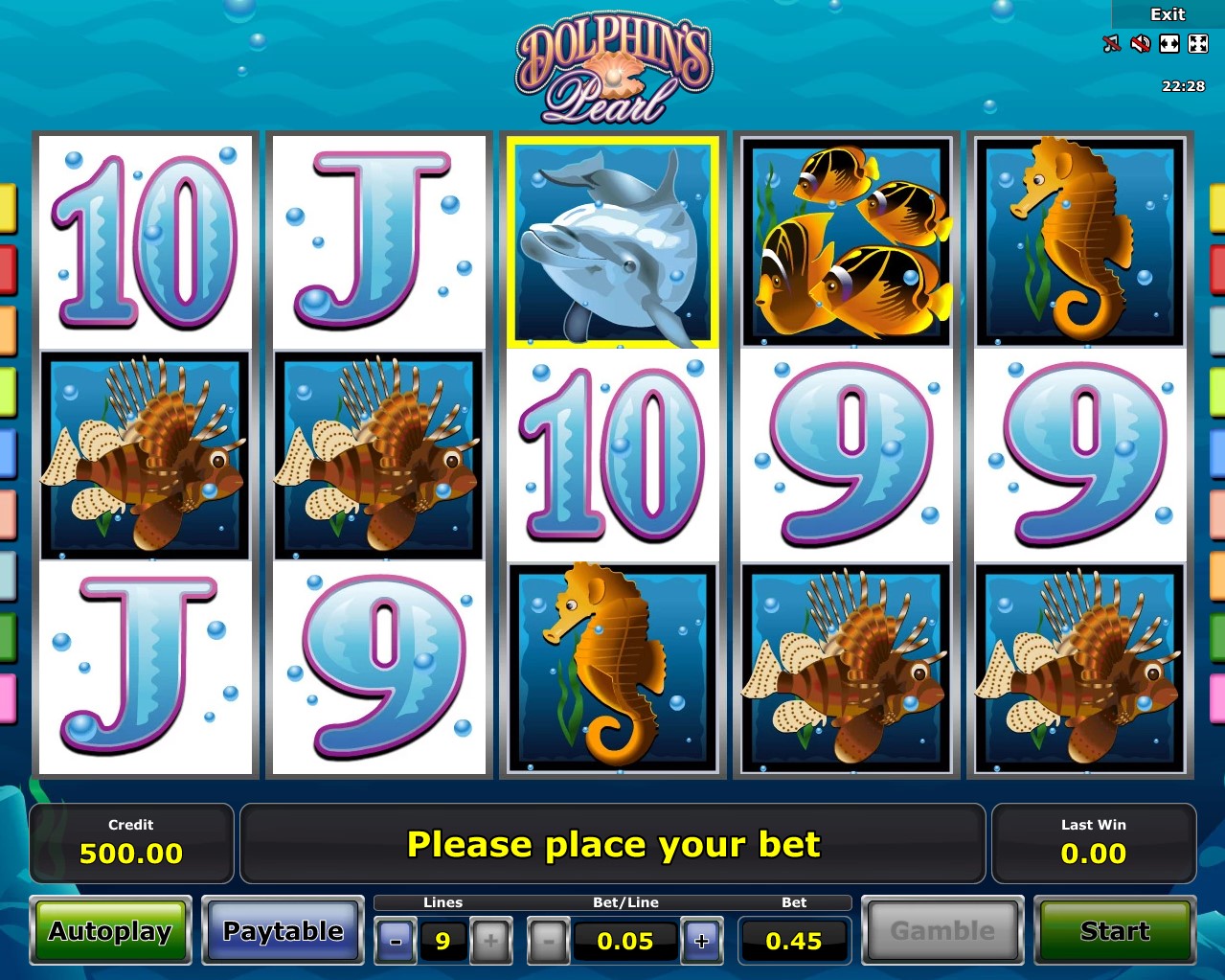 free slot games dolphins pearls