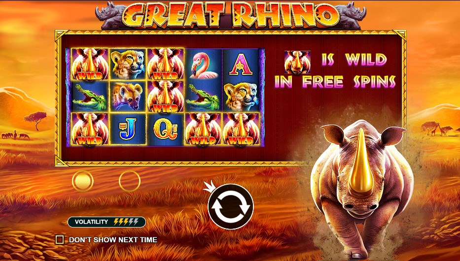 Rhino Slot Machine Jackpot