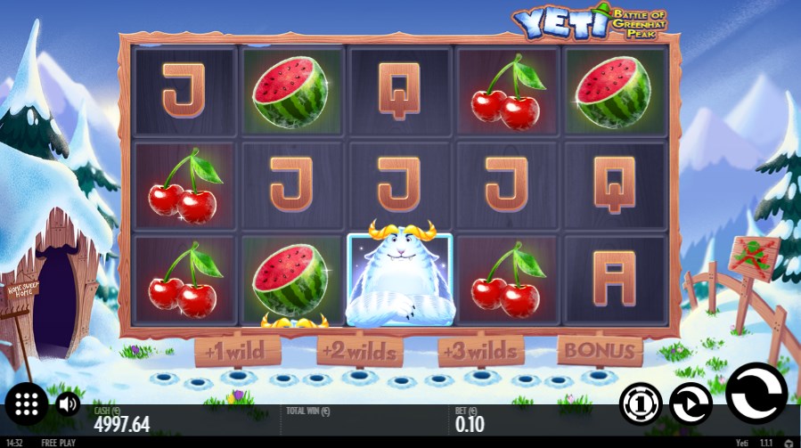 Yeti Battle of Greenhat Peak Slot Machine