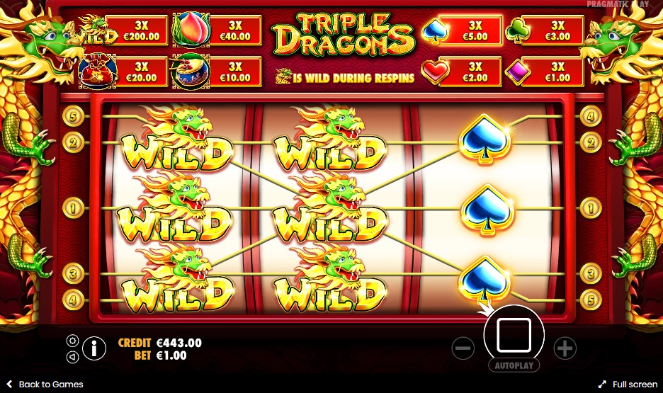 Triple dragon slot app