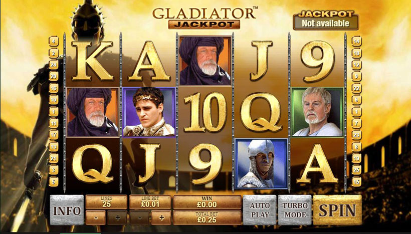 gladiator themed slots
