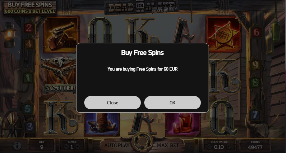 top casino slots with feature buy